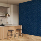 Star Constellation Pattern Dark Wallpaper