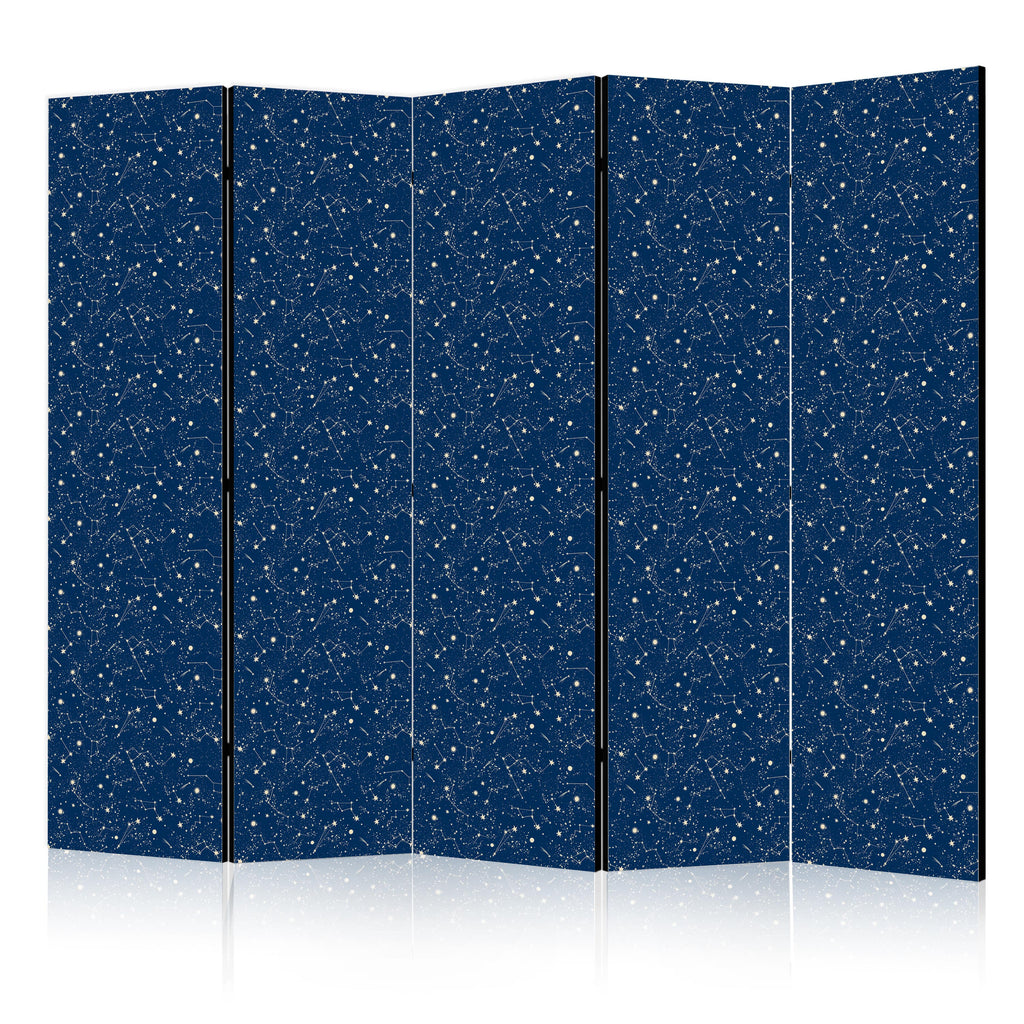 Room Divider - Cosmic Stars and Constellations Pattern