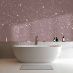 Pastel Night Sky Constellations Wall Mural