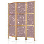 Japanese Room Divider Night Sky in Pastel