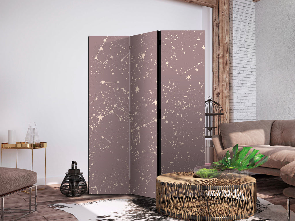 Room Divider Night Sky Pastel Constellations
