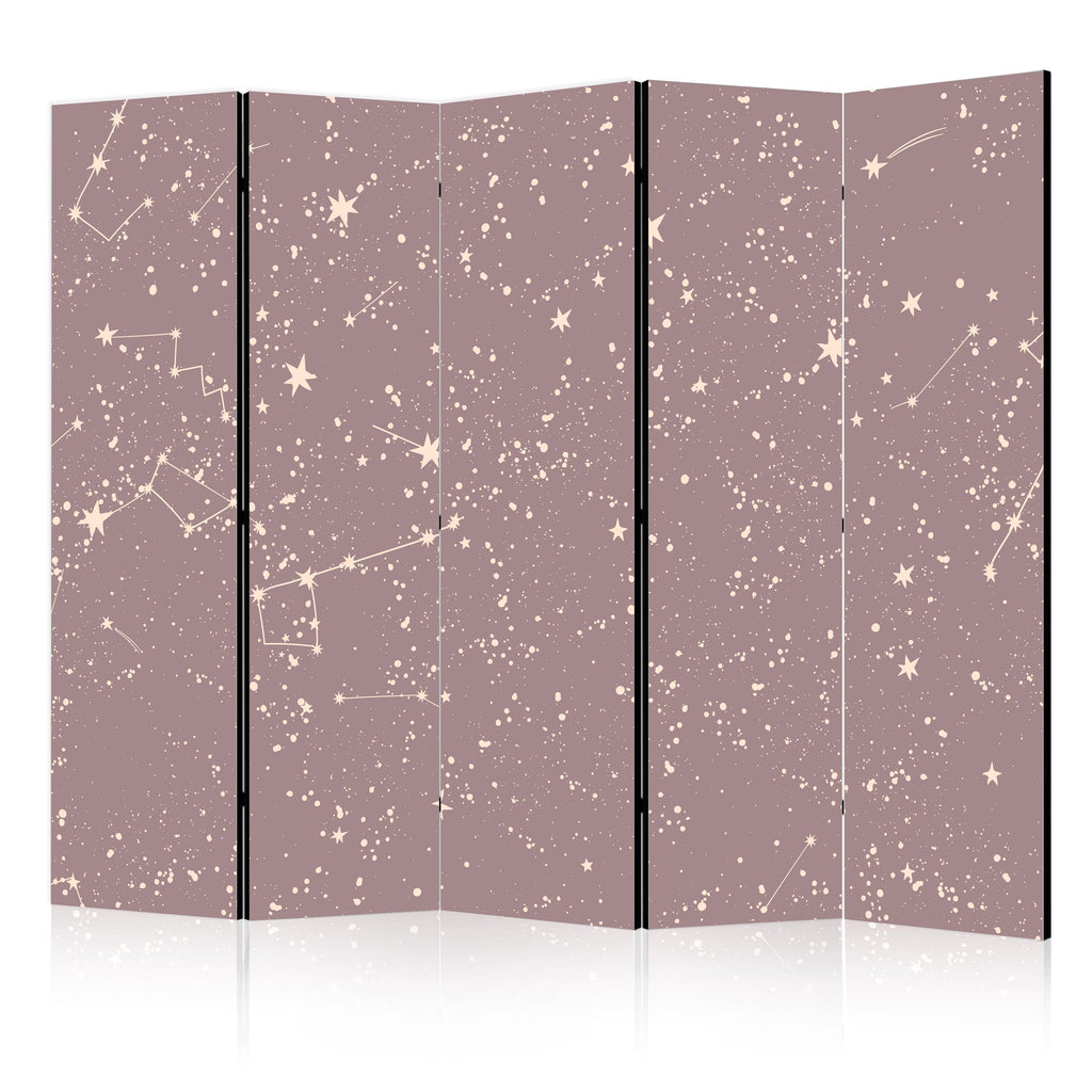 Room Divider Night Sky Pastel Constellations