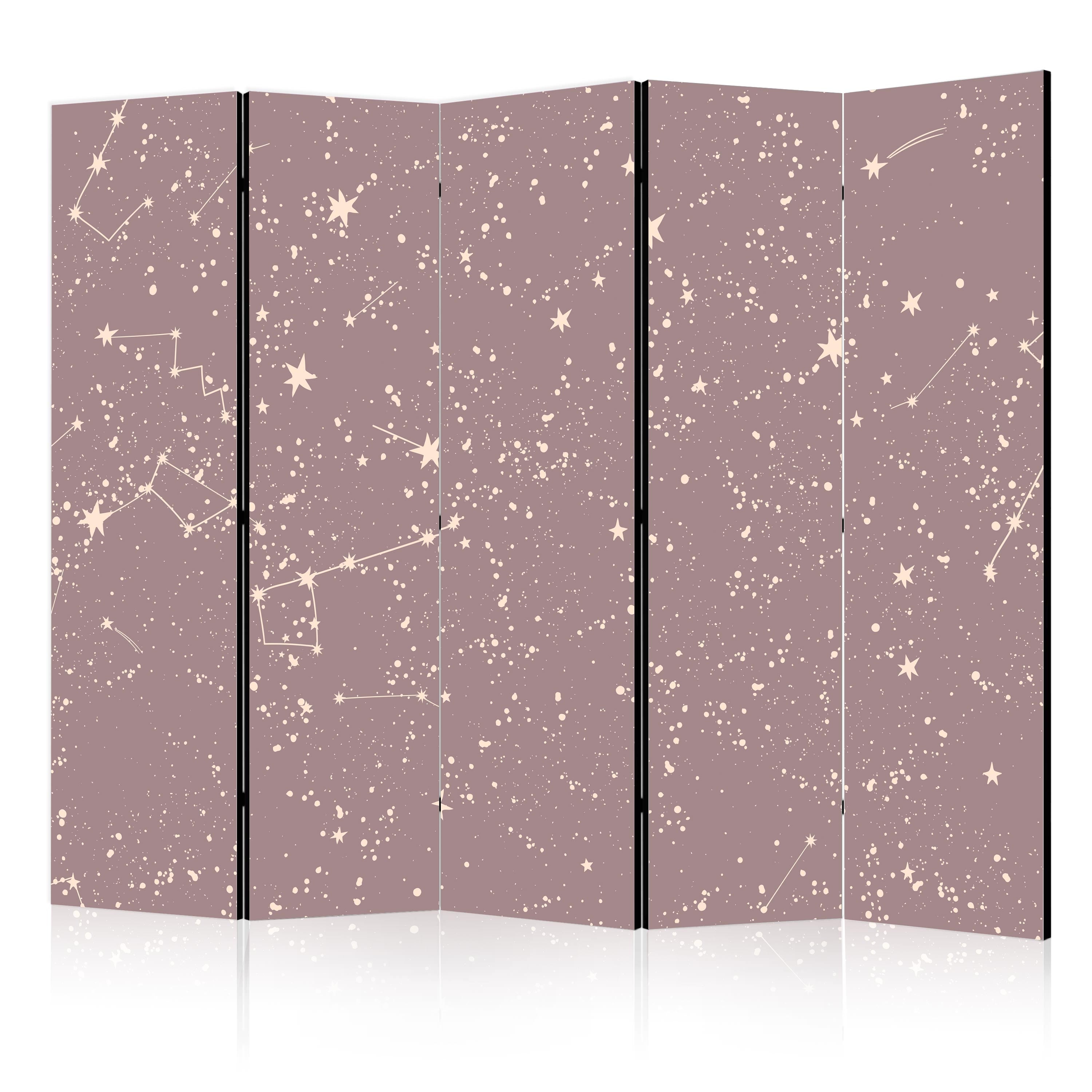 Room Divider Night Sky Pastel Constellations