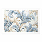 Light Baroque Vine Ornament Poster