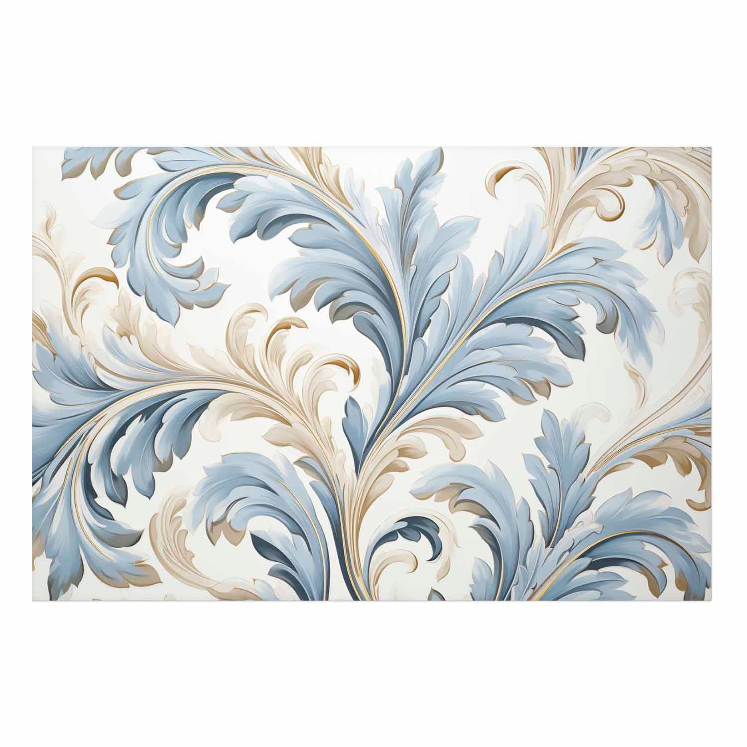 Light Baroque Vine Ornament Poster