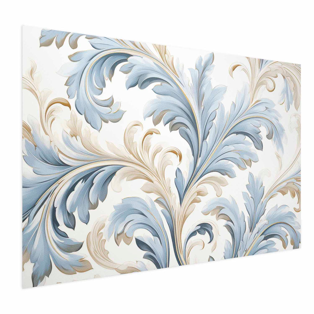 Light Baroque Vine Ornament Poster