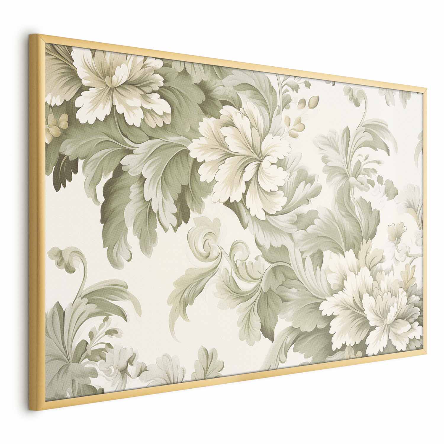 Vintage Light Color Floral Poster
