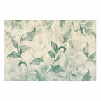 Green-Beige Watercolor Leaves Poster