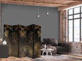 Baroque Patinated Gold Bronze 5-Panel Room Divider
