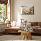 Sepia Baroque Carved Ornaments Poster