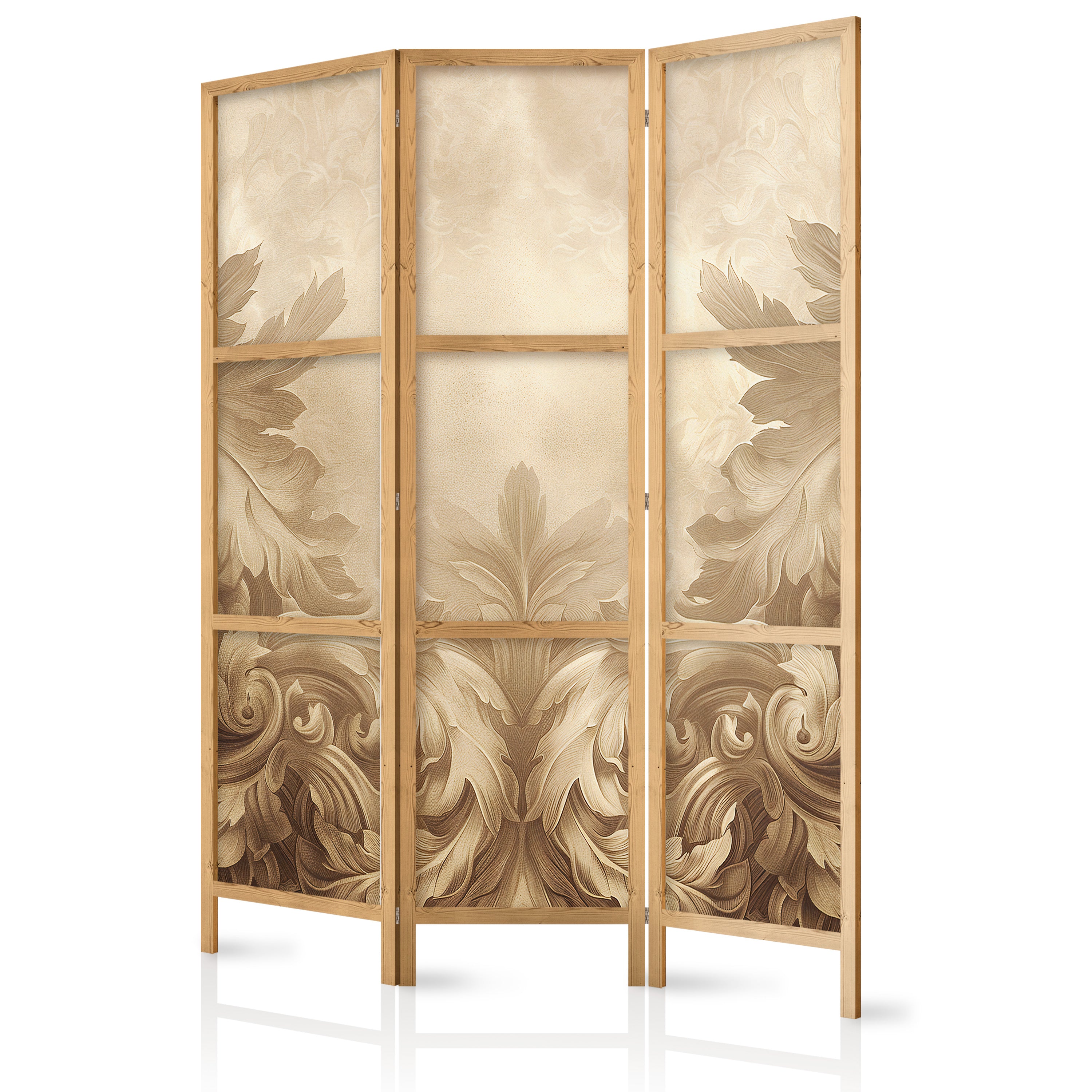 Japanese Room Divider - Gray-Blue Stone Baroque