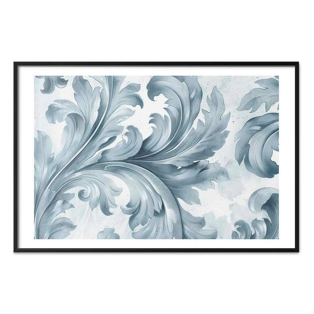 Baroque Stone Ornament Classic Poster