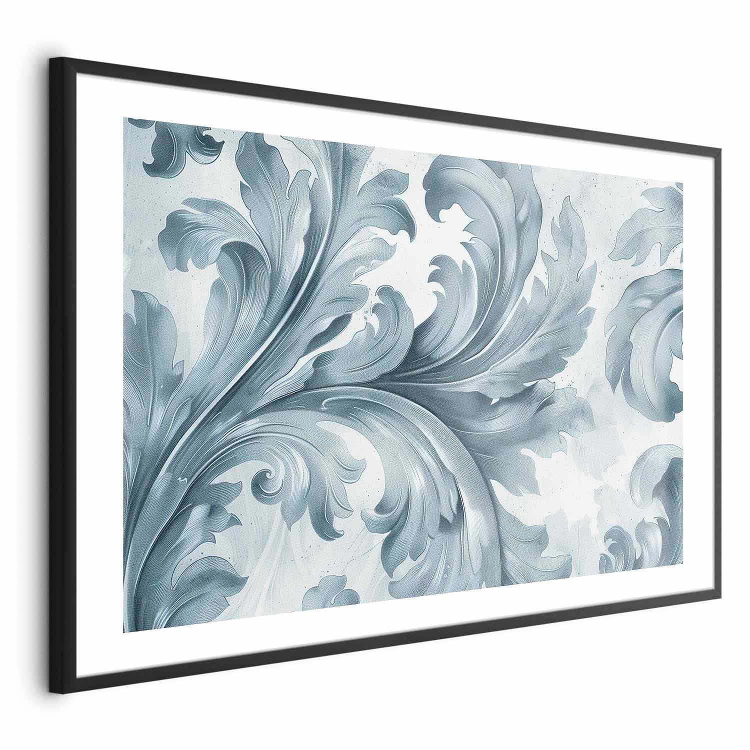 Baroque Stone Ornament Classic Poster