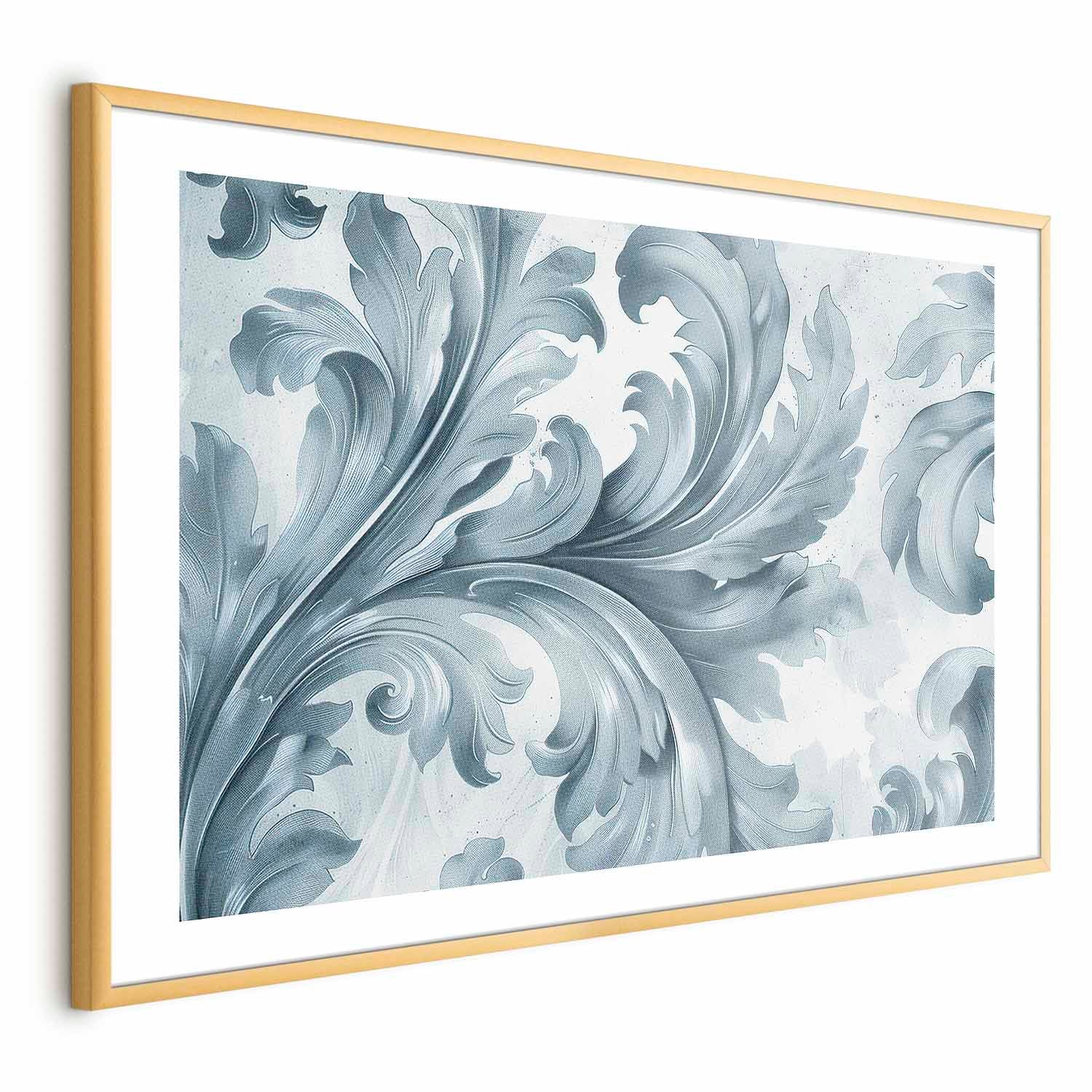 Baroque Stone Ornament Classic Poster