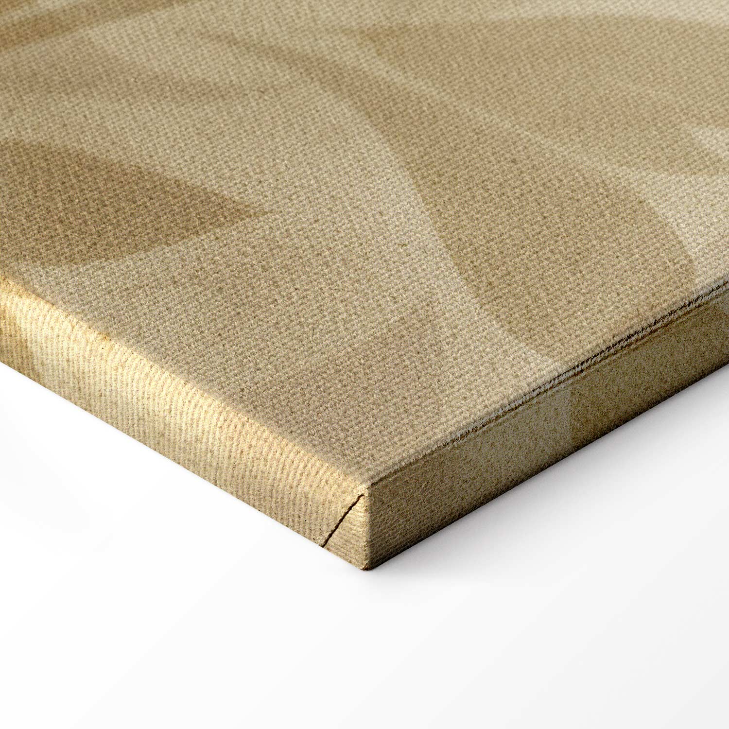 Sand Botanical Leaves and Vines Canvas Print