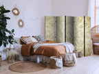 Room Divider 5-Panel Botanical Motif