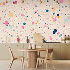 Wall Mural Dots Speckles Splatters Multicolored Pattern
