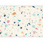 Wall Mural Terrazzo with Multicolored Elements