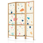 Japanese Room Divider Terrazzo Multicolored Large
