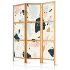 Room Divider Terrazzo with Large Muted Stones