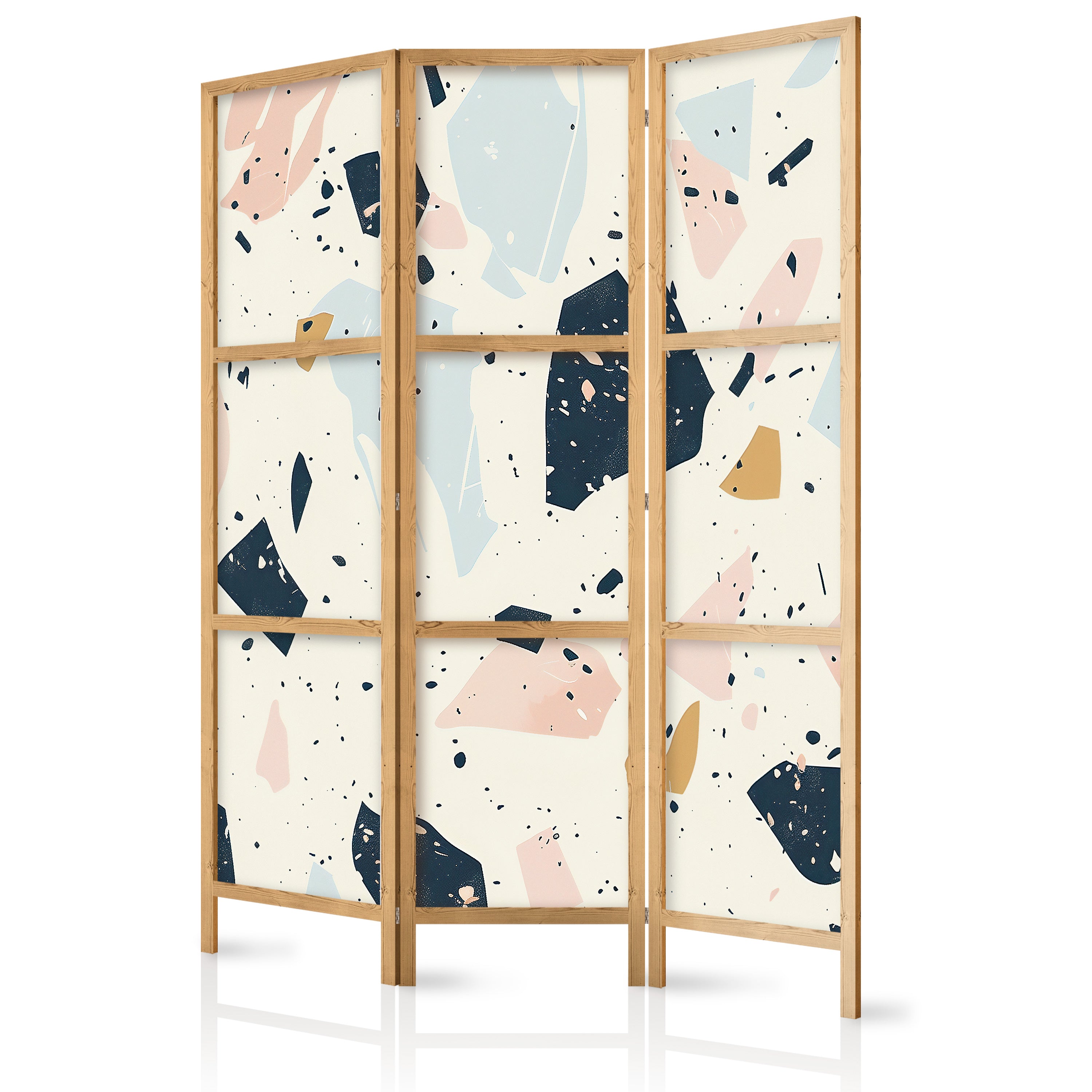 Room Divider Terrazzo with Large Muted Stones