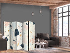 Room Divider Terrazzo with Large Scaled Stones in Subdued Colors