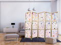 Confetti Terrazzo Multicolor 5-Panel Japanese Room Divider