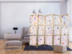 Japanese Room Divider - Confetti Terrazzo Purple-Pink