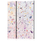 Raumteiler Terrazzo Konfetti Violett-Rosa