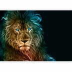 Abstract Lion Modern Wall Mural