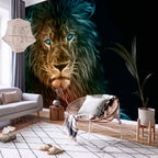 Abstract Lion Modern Wall Mural