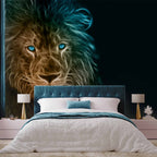 Abstract Lion Modern Wall Mural