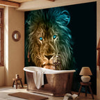 Abstract Lion Modern Wall Mural