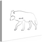 Canvas Print Wolf (1 Part) Wide
