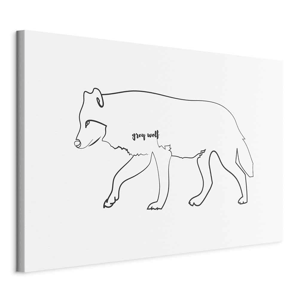Wolf Nature Canvas Print