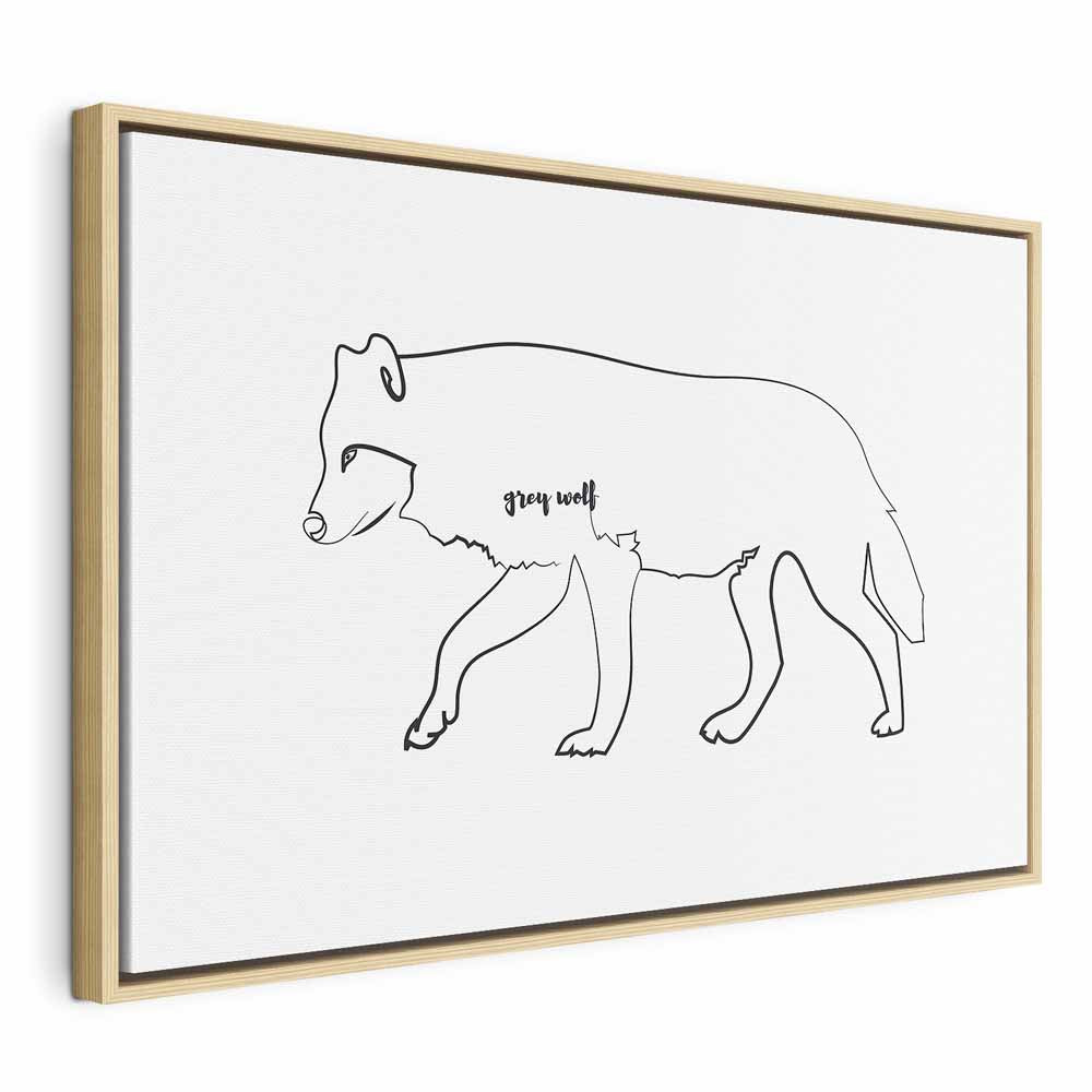 Wolf Nature Canvas Print