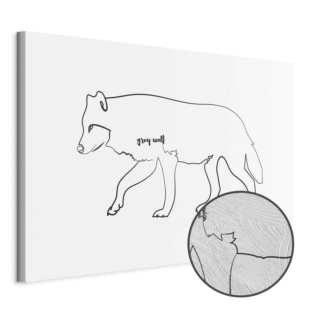 Wolf Nature Canvas Print