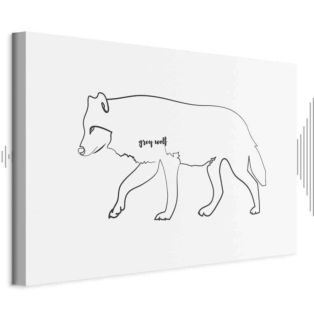 Wolf Nature Canvas Print