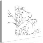 Canvas Print Quiet Charm of Nature (1-part) Sleeping Koala