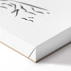 Sleeping Koala Black and White Canvas Print