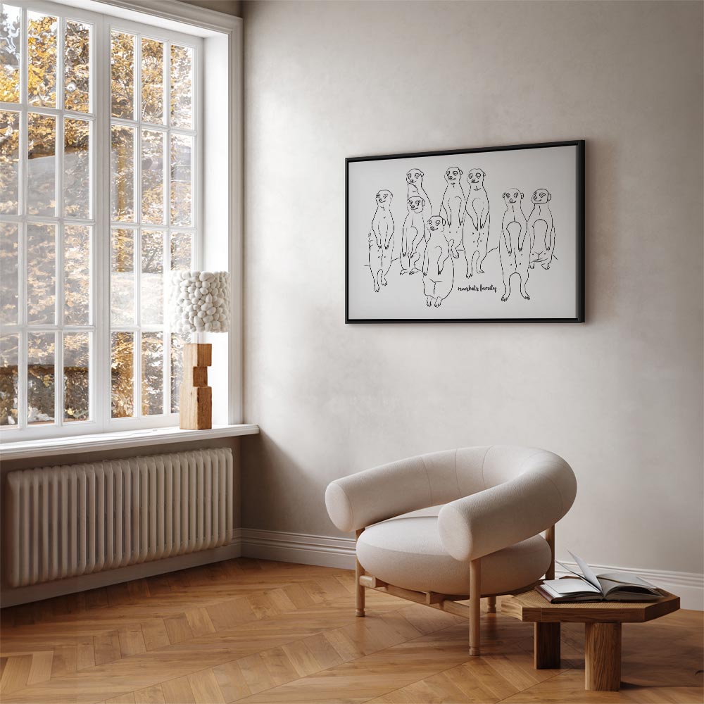 Meerkats Animal Patrol Canvas Print