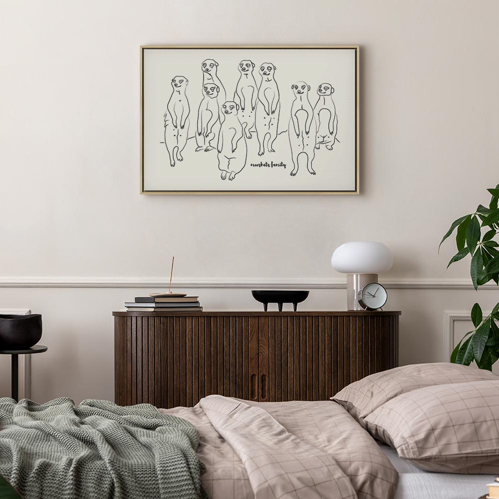 Meerkats Animal Patrol Canvas Print