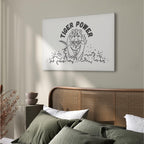 Tiger Power Animal Canvas Print