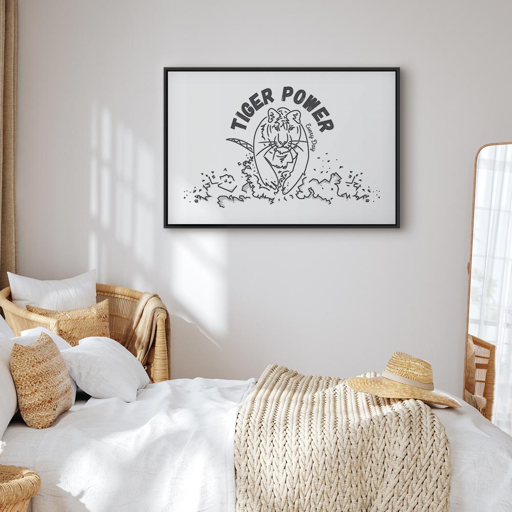 Tiger Power Animal Canvas Print