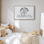 Tiger Power Animal Canvas Print