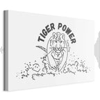 Tiger Power Animal Canvas Print