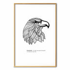 Eagle Freedom Inscription Poster