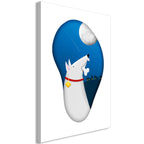 Canvas Print for Children: Dog Dreams - Vertical