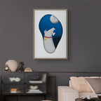 Dog Dreams Fantasy Vertical Canvas Print