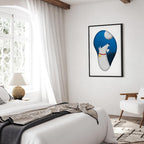 Dog Dreams Fantasy Vertical Canvas Print